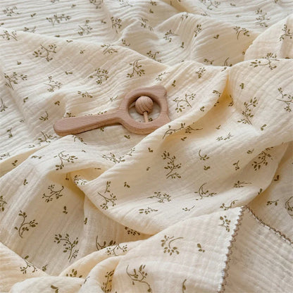 Summer Muslin Swaddle Blankets Cotton Soft Baby Blanket For Boys Girls Newborn Baby Receiving Blanket Sleeping Cover Crib Quilts