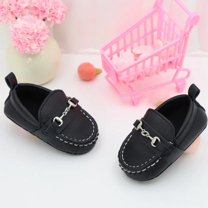 RABEISIR Casual Solid Color Slip On Low Top Loafer Shoes For Baby Boys, Lightweight Comfortable Non Slip Flat Shoes