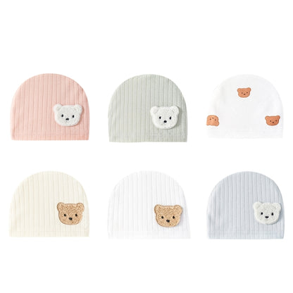 Breathable Newborn Bear Jumpsuit Hospital Hat Spring Outfit Long Sleeves Bodysuits for Baby Girls Boys Unisex Coveralls A2UB