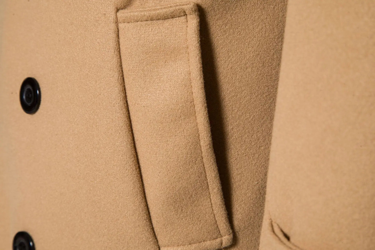 Spring Long Woolen Coats Men Fashion Double Breasted Trench Coats Autumn Turn Down Collar Slim Fit Windbreaker Male Outwear