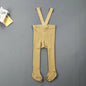 Baby Children's Pantyhose Spring And Autumn Female Baby Cute Solid Color High Waist High Elastic Overall Leggings Bib