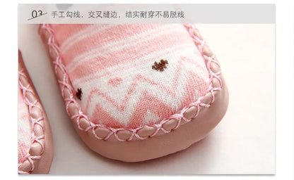 Baby newborn shoes 0-6-12 months boy and girl 0-1 years old soft soled pre-toddler cotton shoes