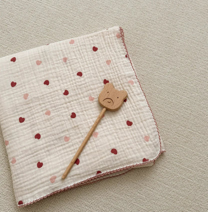 Newborn Baby Blanket For Boys Girls Baby Swaddle Wrap Floral Infant Receiving Blanket Bedding Crib Quilt Baby Stuff 100cm