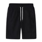 Mens Sports Pocket Solid Drawstring Board Trunk Beach Short Pants Shorts Summer Thin Trousers Zippered Pocket Loose Sweatpants