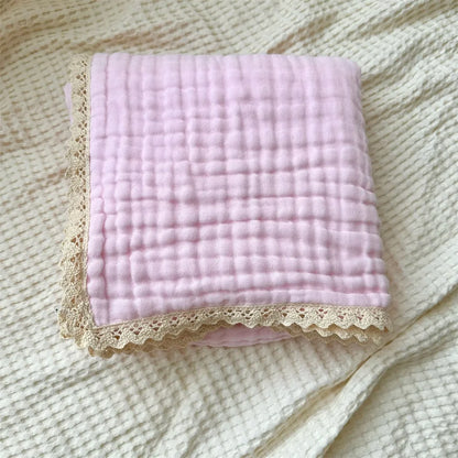 Baby Blanket Newborn 6 Layers Muslin Swaddle Wrap Soft Toddler Kids Bath Towel Infant Baby Crib Stroller Receiving Blankets