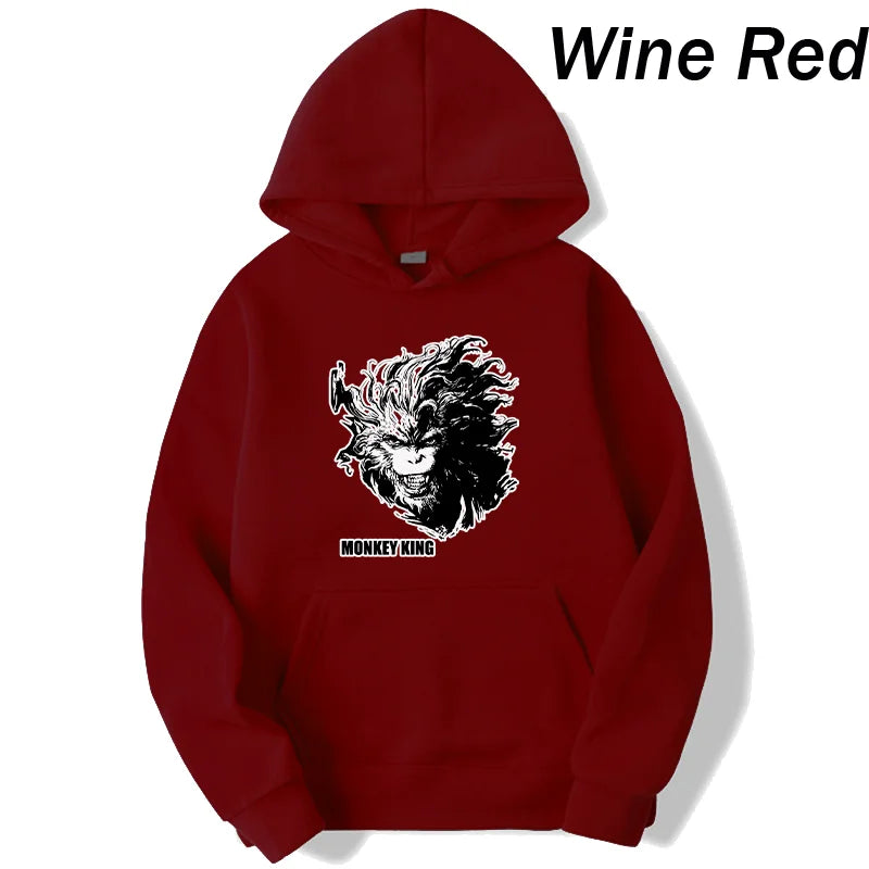 New Hoodie Men/Women Fashion Casual Autumn Winter Cool Pullover  monkey King Long Sleeve Hoodie