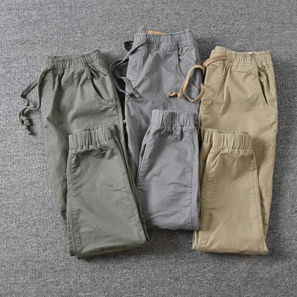 Stylish Joggers Pants Sporty Pure Color Slim Pants Solid Color Male Men Cargo Pants Men Clothes