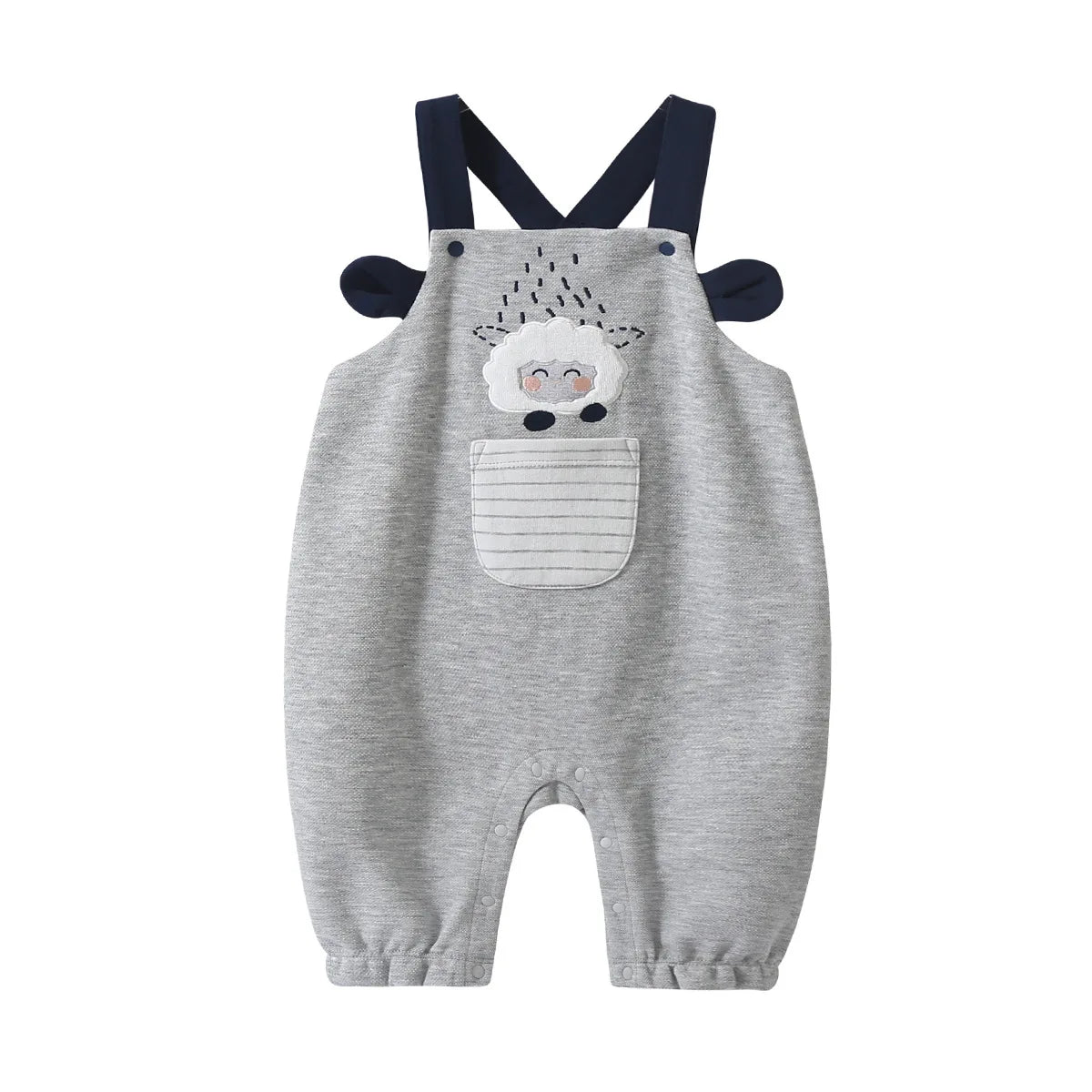 2025 Newborn Baby Boys Pants Bodysuits Girls Cute Suspender Rompers Kids Clothing Toddler Bodysuit Jumpsuit Bottoms 0-24 Months