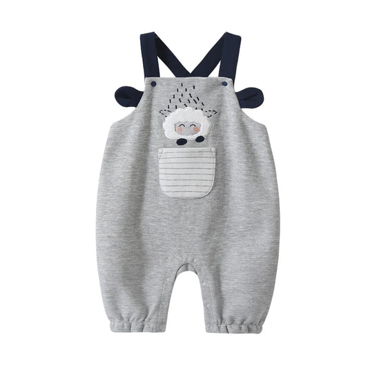 2025 Newborn Baby Boys Pants Bodysuits Girls Cute Suspender Rompers Kids Clothing Toddler Bodysuit Jumpsuit Bottoms 0-24 Months