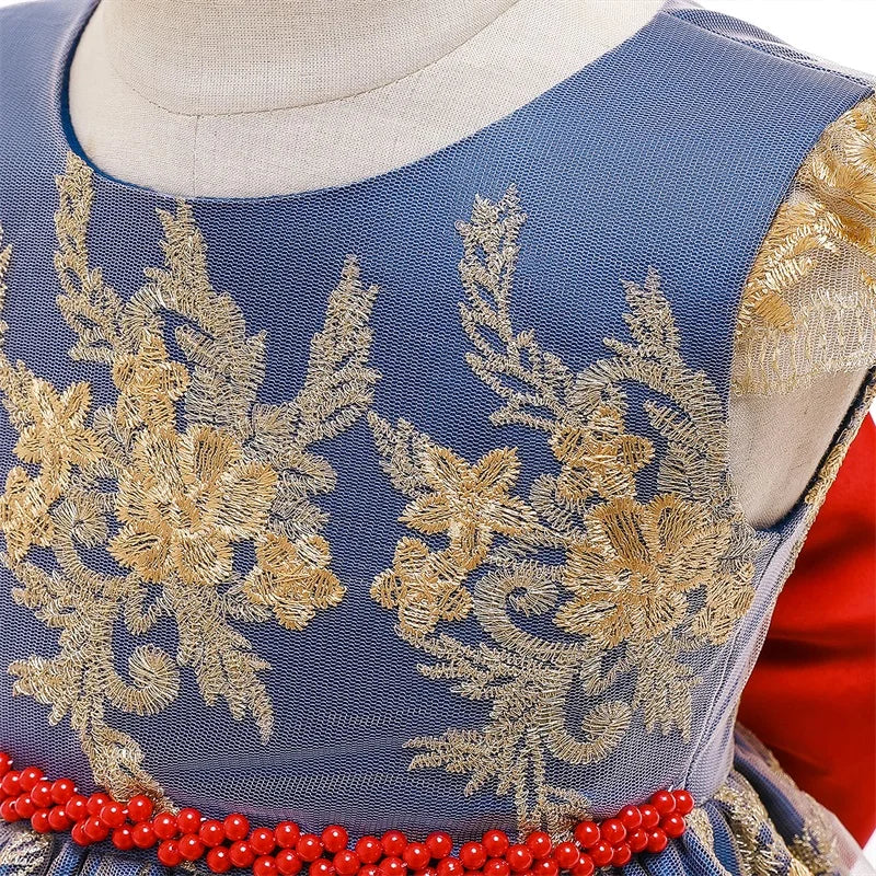 Baby Girls Christmas Dress 3 6 9 12 18 24 Months Toddler Newborn Lace Princess Dress 1 Year Old Birthday Party New Year Costume