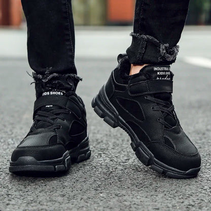 Boots For Kids Girls Boys Children's Winter Tooling Cotton Boot Casual Kids Shoe Trendy All-match Hard-wearing Fashion Anti-wear