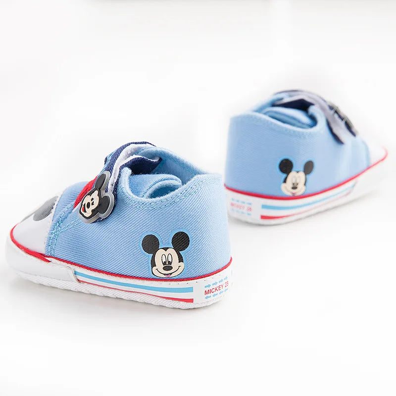Disney 0-18M Baby Mickey Mouse  First Walkers Girl Newborn Baby Shoes Boy Fashion cartoon Mickey Shoes