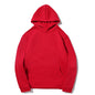 New Fashion Loose Hoodies For Men Spring and Autumn Casual Hooded Sweatshirt Men's Simple Tops Solid Color Thick Clothing Male