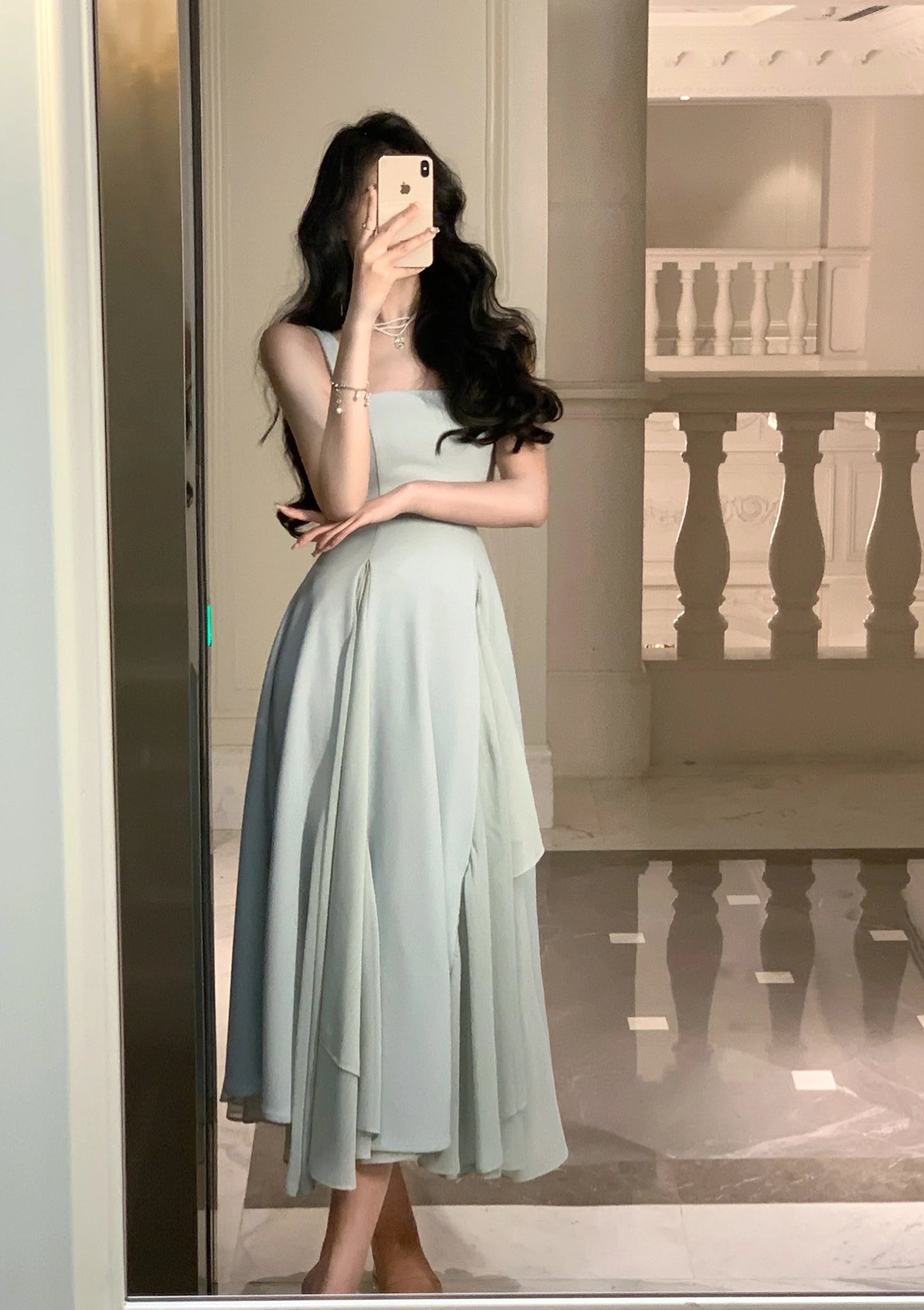 French Elegant Ruffles White Midi Dresses 2025 Summer New Evening Party Women Clothes Fashion Sundress Birthday Ladies Dress