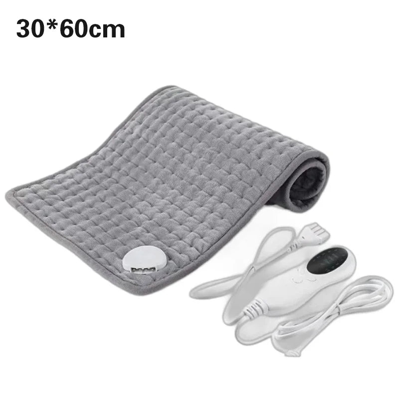 Electric Blanket with 10-Level Constant Temperature and Timer Function Heated Blanket for Legs/Abdomen/Hands/Full-Body Warmth