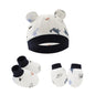 Baby Anti Scratching Cotton Gloves Hat Foot Cover Set Socks Kit Accessory for Newborn Baby Girls Boys Baby Shower