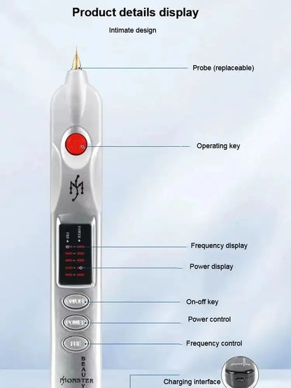 Home beauty device to eliminate facial blemishes