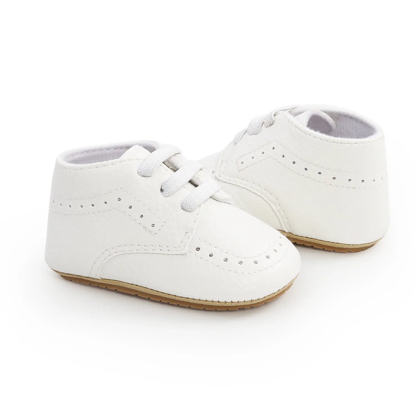 Meckior Baby Shoes Retro Leather Boy Girl Shoes Multicolor Toddler Rubber Sole Anti-slip First Walkers Infant Newborn shoes