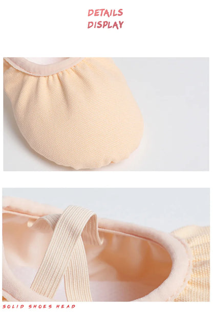 Girls Kids Pointe Shoes Dance Slippers High Quality Ballerina Practice Shoe For Ballet 6 color Ballet Dancer Professional Shoe