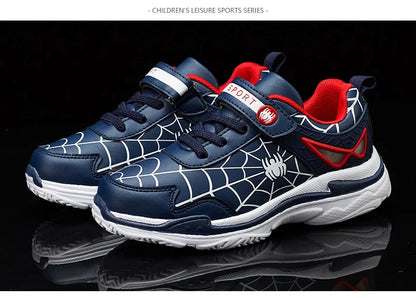 Luxury Kids Shoes Boys Sneakers PU Leather Children Sneakers 2023 New Fashion Casual Sports Tennis Shoes for Boy