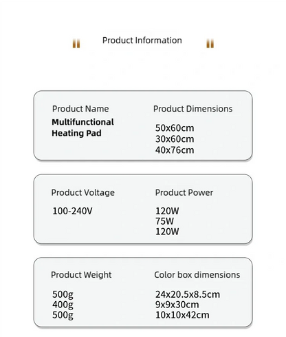 Electric Blanket with 10-Level Constant Temperature and Timer Function Heated Blanket for Legs/Abdomen/Hands/Full-Body Warmth