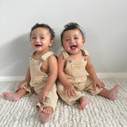 2025 Lorrainian 3-24M Baby Girl Summer Overalls Infant Wide Leg Solid Color Jumpsuit Front Pocket Suspender Pants Outfits