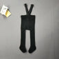 Baby Children's Pantyhose Spring And Autumn Female Baby Cute Solid Color High Waist High Elastic Overall Leggings Bib