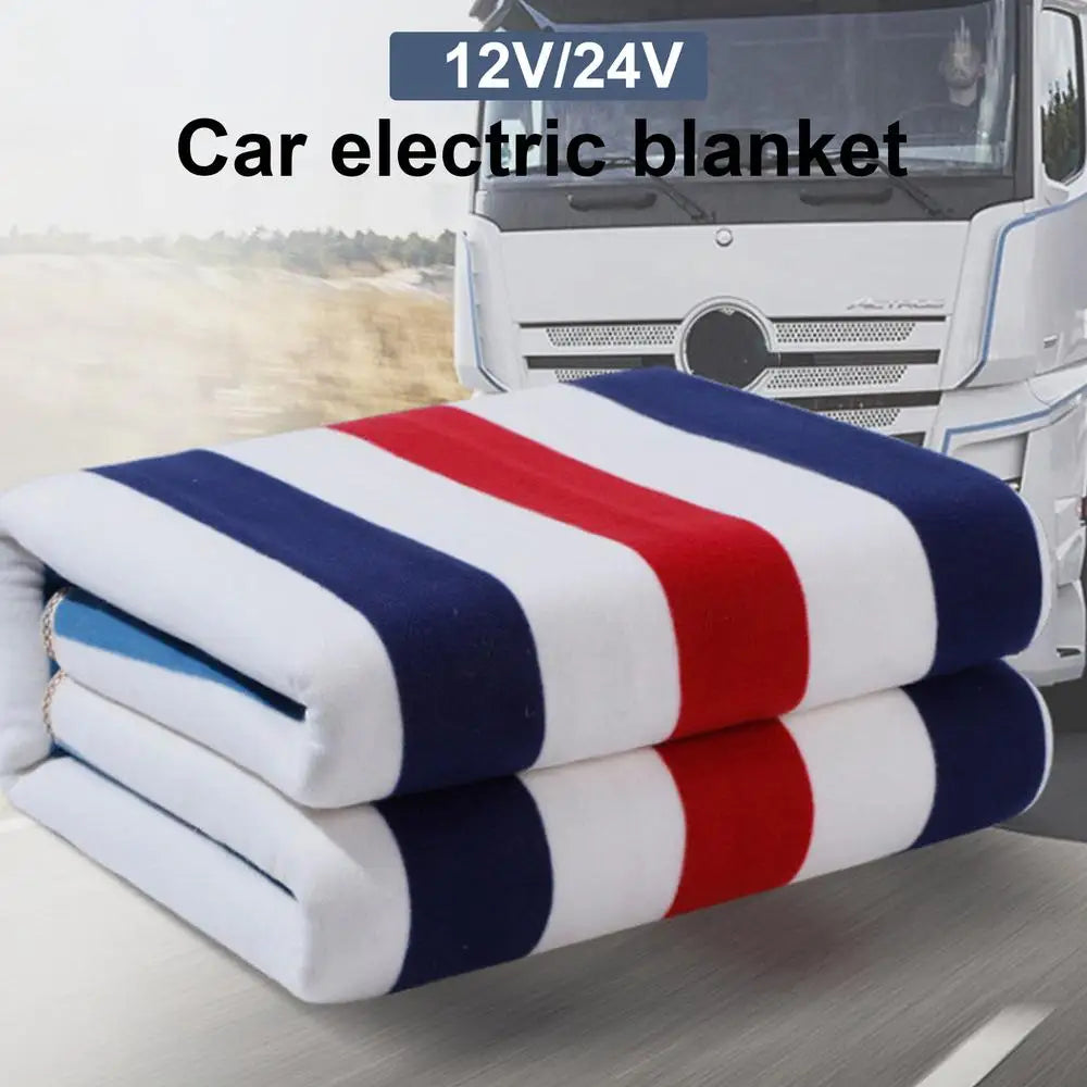 Heated Car Blanket Electric Waterproof Warming Throw With 3 Temperature Settings Electric Warming Blankets For Vehicle Interior