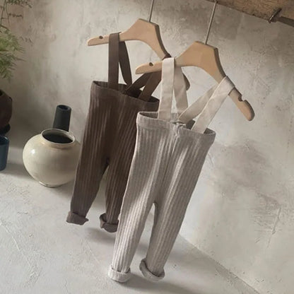 Toddler Baby Boys Girl Casual Pants Spring Autumn Baby Boys Girls Jumpsuit Overall Infant Baby Girls Boys Suspender Pants