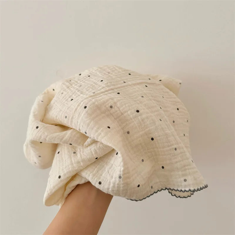 Newborn Baby Blanket For Boys Girls Baby Swaddle Wrap Floral Infant Receiving Blanket Bedding Crib Quilt Baby Stuff 100cm