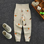 Baby Girls Boys Pants Toddler Bottoming Leggings Children Cotton Cartoon Trousers High Waist 2024 Autumn Newborn Kids Clothing