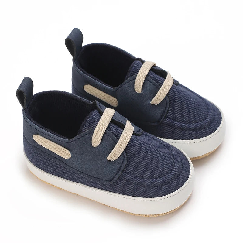 Newborn Baptist Shoes New Leather Gentleman Shoes Anti-slip Soft Bottom Indoor Baby Boys and Girls Casual Shoes Walking Shoes
