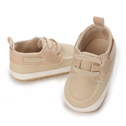 Newborn Baptist Shoes New Leather Gentleman Shoes Anti-slip Soft Bottom Indoor Baby Boys and Girls Casual Shoes Walking Shoes