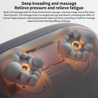 Xiaomi Mijia Smart Waist Massager Back Massager Hot Compress Shoulder and Neck Massage ulti-gear Adjustment MiHome APP Control