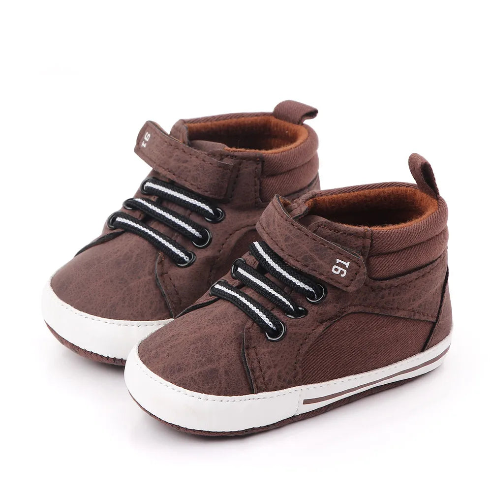 Baby Sneaker Causal Shoes High Quality Soft and Warm Anti-slip for Spring and Autumn 0-18 Months Newborn First Step Baby Shoes