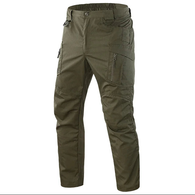 Men City Pants Cargo Trousers Multi-pocket Waterproof Wear-resistant Casual Training Overalls Clothing