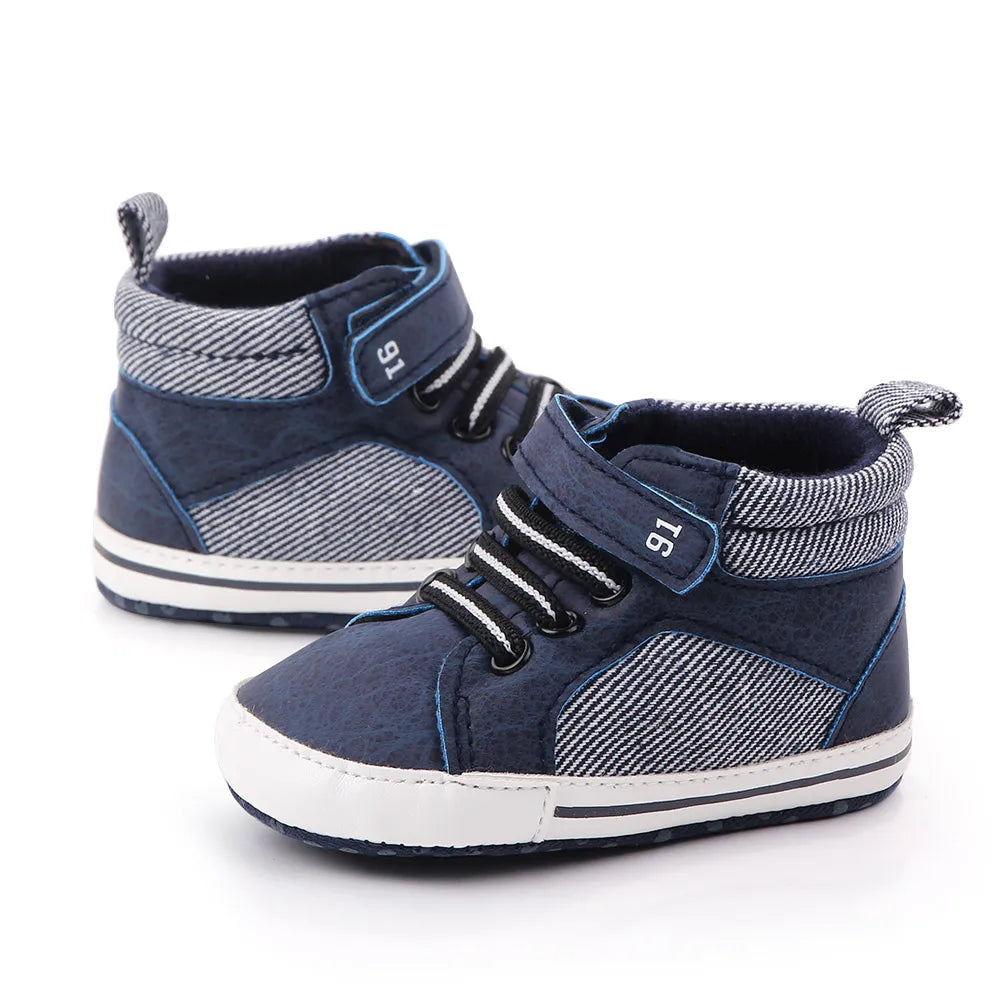 Baby Sneaker Causal Shoes High Quality Soft and Warm Anti-slip for Spring and Autumn 0-18 Months Newborn First Step Baby Shoes