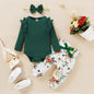 3Pcs Baby Girl Clothes Set Newborn Kids Clothing Children Toddler Girl Clothes Babe Girl Outfits Infant New Born Clothes