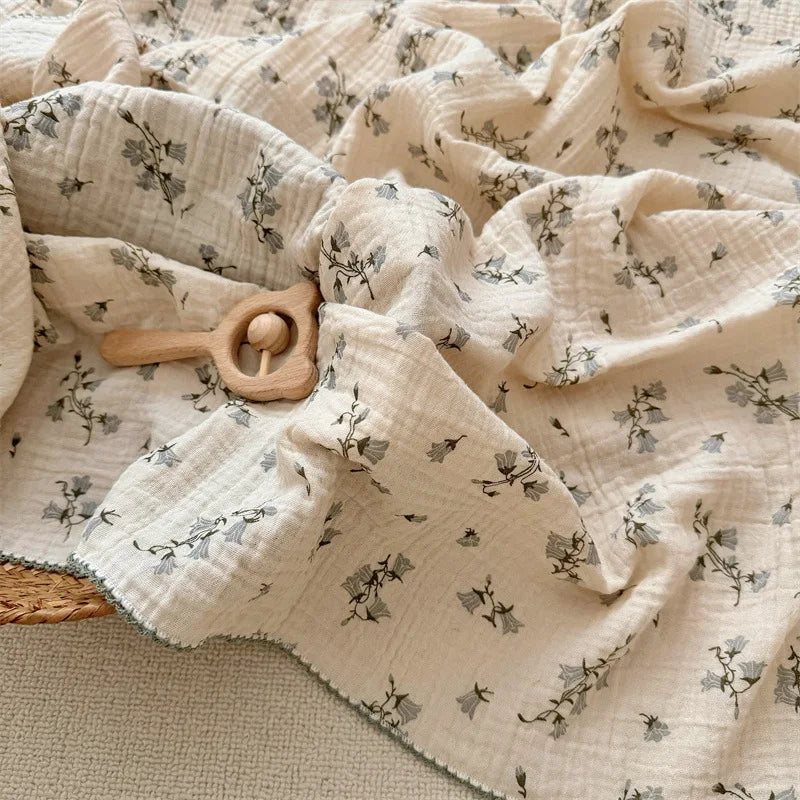 Summer Muslin Swaddle Blankets Cotton Soft Baby Blanket For Boys Girls Newborn Baby Receiving Blanket Sleeping Cover Crib Quilts