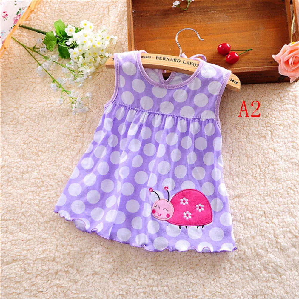 Hot sale Cotton Romper Dress Baby Girls Sister Kids Dresses Cotton Newborn Cestume Regular Sleeveless A-Line Girl Dresses