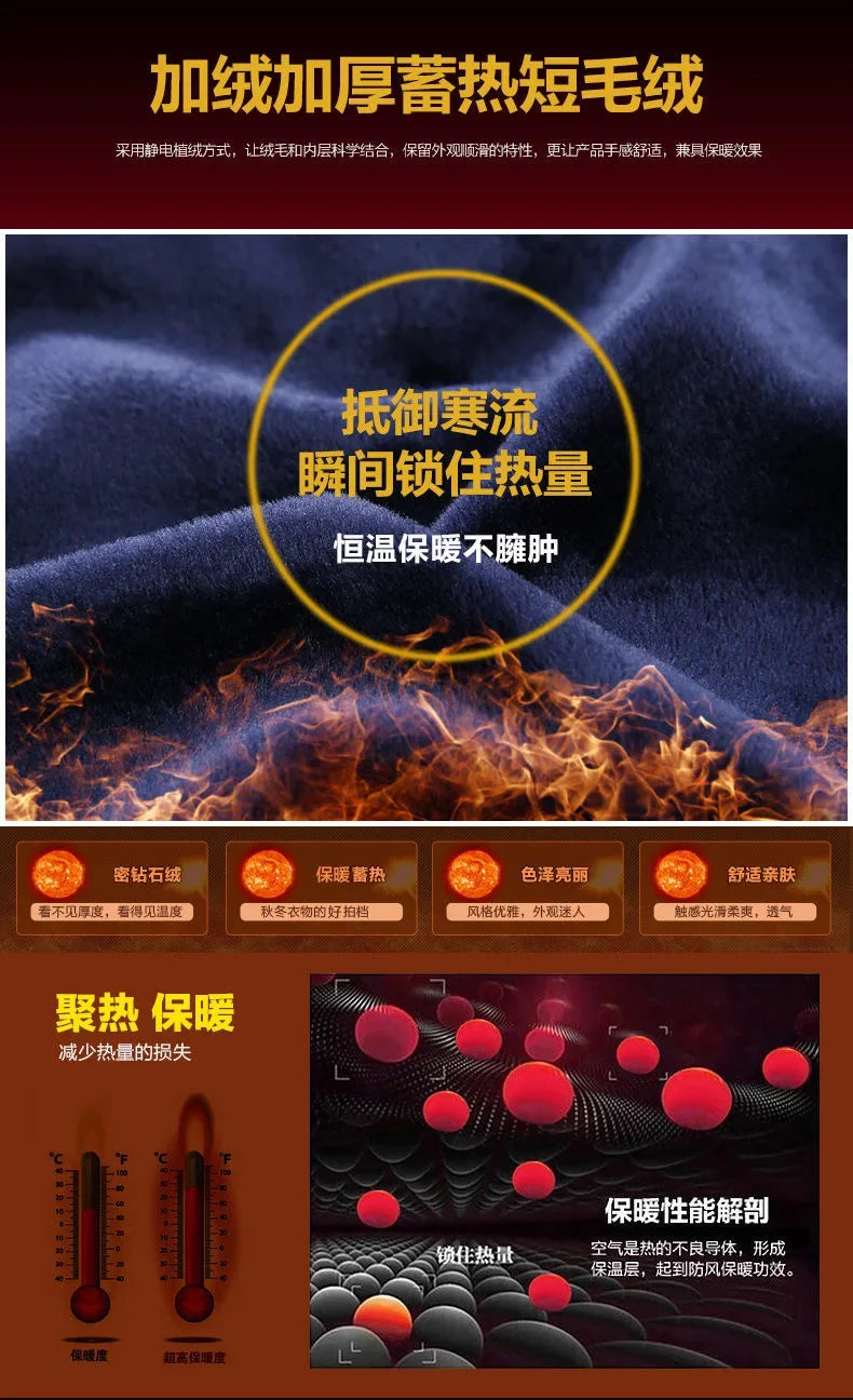 New 2025 Men's Thick Long Sleeve Shirts Fashion Casual Business Versatile Shirts Tops Men Plaid Striped Warm Shirts Camisas Male