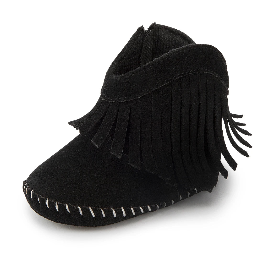 KIDSUN Baby Booties Girl Boy Pre walker Solid Infant Toddler First Walkers Soft Sole Anti-slip Boots Newborn Moccasin