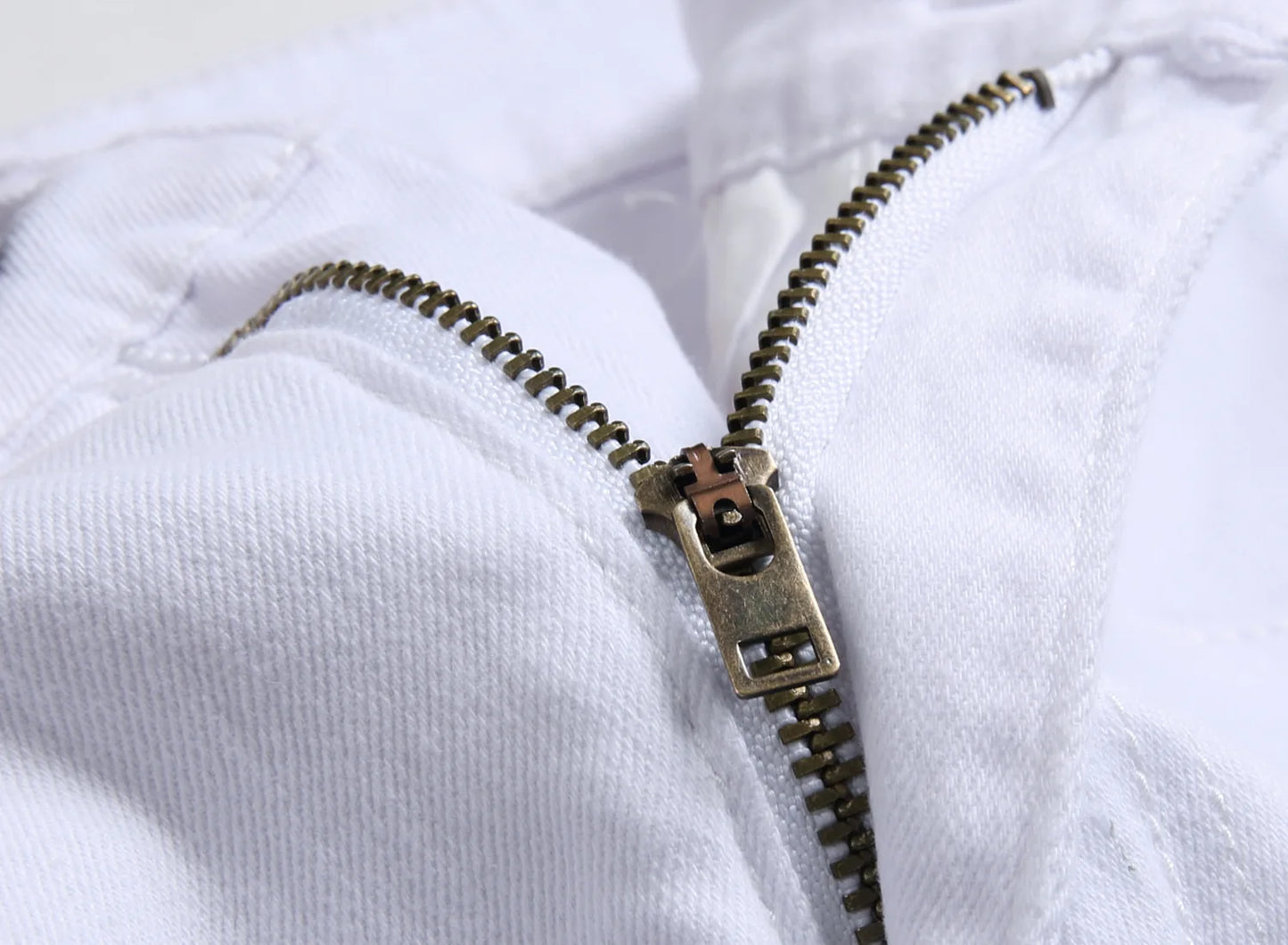 Punk Street Style Ripped Skinny Jeans Men Vintage Wash Solid Denim Trouser Men's Casual Slim Fit Pencil Denim Holes Pants 2025