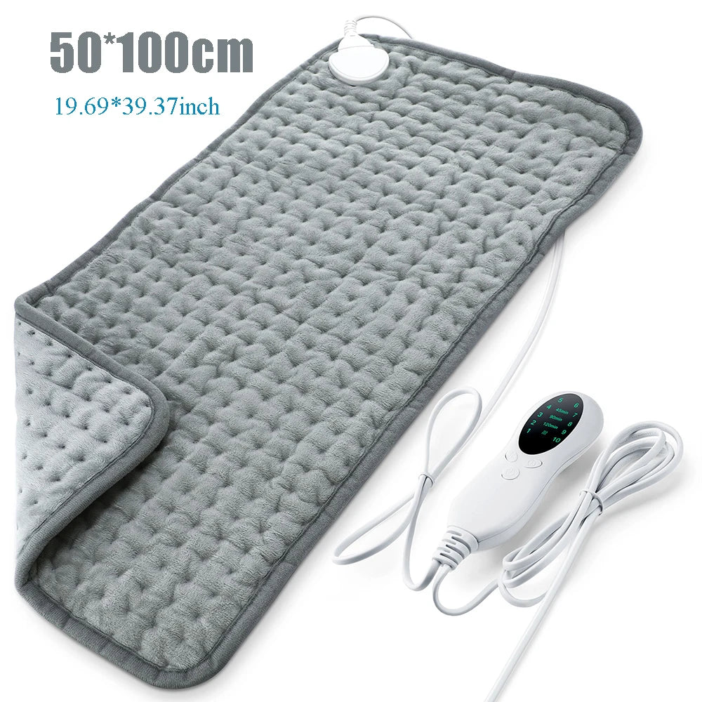 50*100CM Electric Blankets Winter Warm For Bed Office Home Foot Hand Warmer Sheet Camping Heater 110V 220V Washable Heating Pad