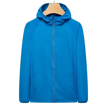 Men's Hiking Jackets Waterproof Women Sun Protection Windbreaker Camping Climbing Outdoor Coat Unisex Portable Clothes