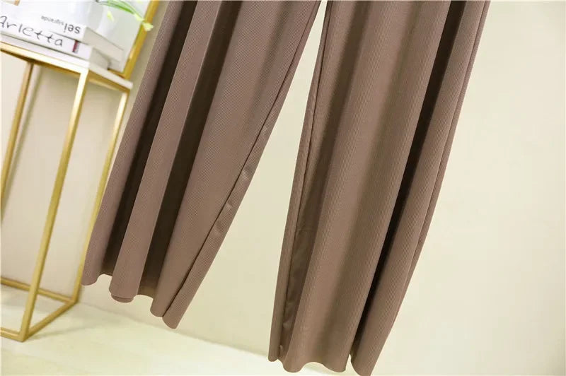 Female Home Clothes 2 Pieces Set Lady Home Suit Summer Women Lounge Wear Autumn Loose Home wear Suit for Women Pajamas Pants Set