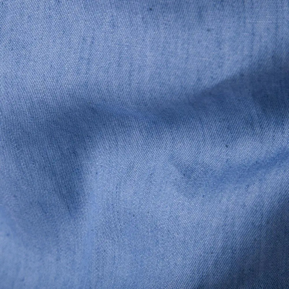 Men's Denim Shirts 2025 Long Sleeve Men Dress Shirt Fashion Slim Fit Style Navy Blue Jeans Male Shirt Long sleeve Shirt For Men