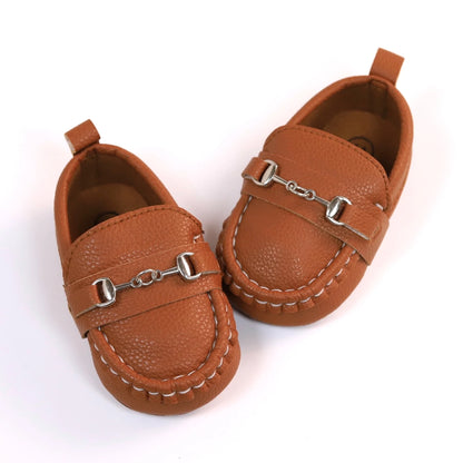 RABEISIR Casual Solid Color Slip On Low Top Loafer Shoes For Baby Boys, Lightweight Comfortable Non Slip Flat Shoes