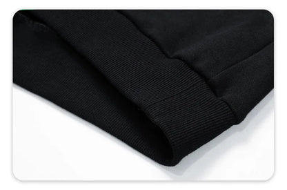 New Fashion Loose Hoodies For Men Spring and Autumn Casual Hooded Sweatshirt Men's Simple Tops Solid Color Thick Clothing Male