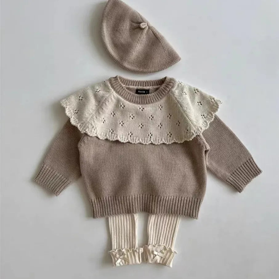 2025 Autumn New Baby Girl Ribbed Leggings Solid Tights For Infant Girl Cotton Casual Pants Toddler Versatile Slim Fit Trousers